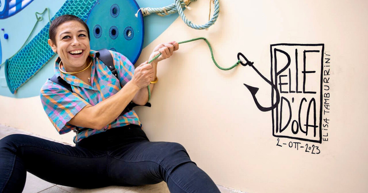 Il murale di Elisa Tamburrini all’Astor a Viareggio